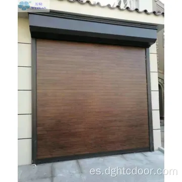 Puerta de obturador de aleación de aleación de aluminio automático residencial